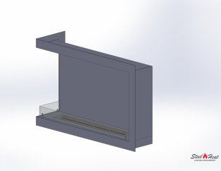 5576А Биокамин угловой левый на заказ