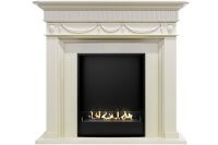 Биокамин в портале Firezo Capri Corfu Слоновая кость, стандарт